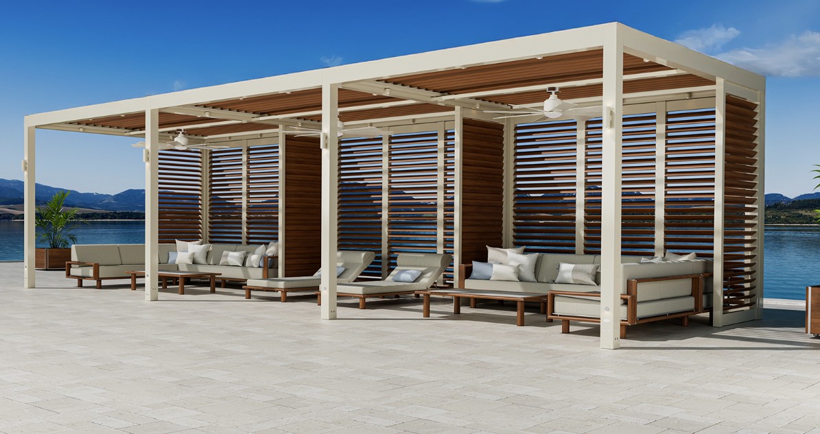 Customized Cabana with Seating