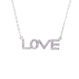 Silver Love Necklace