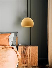 Ceramic Medium Globe 1-Light Pendant