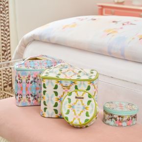 From bold patterns to soft, layered color, our fabric and wallpaper collections mix beautifully and bring personality to any room.
