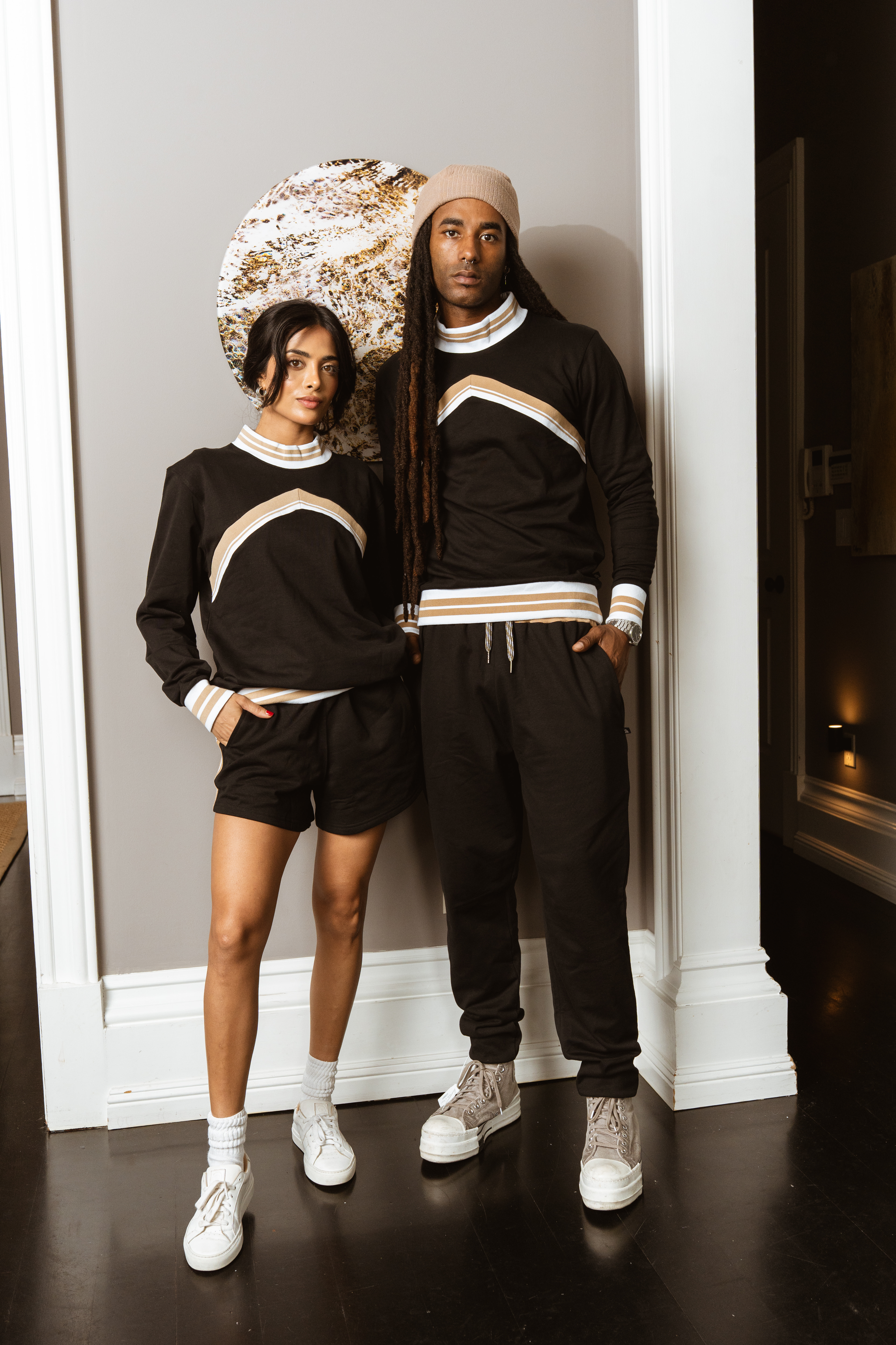 Eclipse Vintage Unisex Chevron Pullover