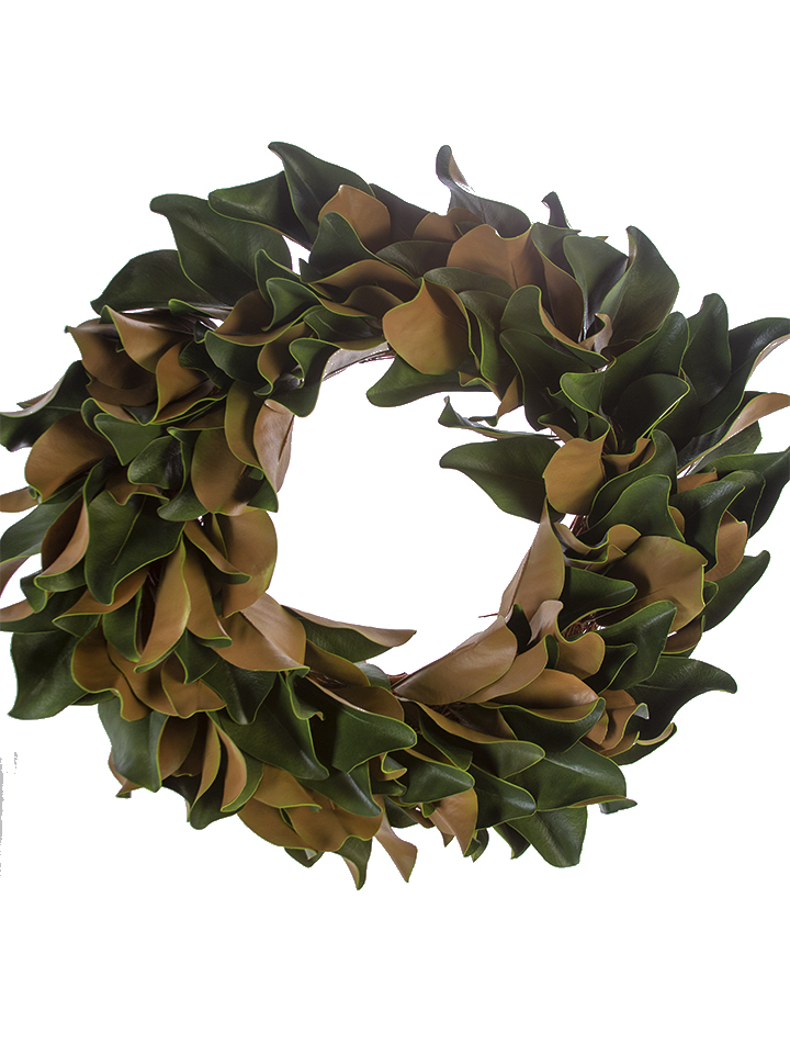 LUSH MAGNOLIA LEAF WREATH