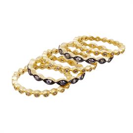 Gold Thin Ring Stack