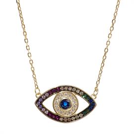 Colorful Eye Necklace