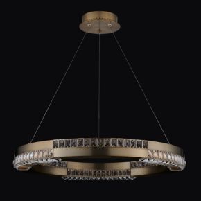 The jewelry-inspired Dama Collection, features a balance of brass and Firenze Crystal accents.