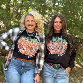 Hand-painted perfection by Callie Ann, the colors in this Pumpkin design are amazing! Also features an accent "thankful" text for an added touch!