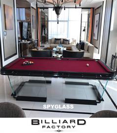 BF Custom - Spyglass Pool Table (glass)