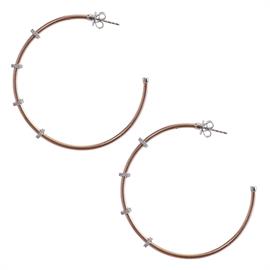 Rose Gold Hoop Earring