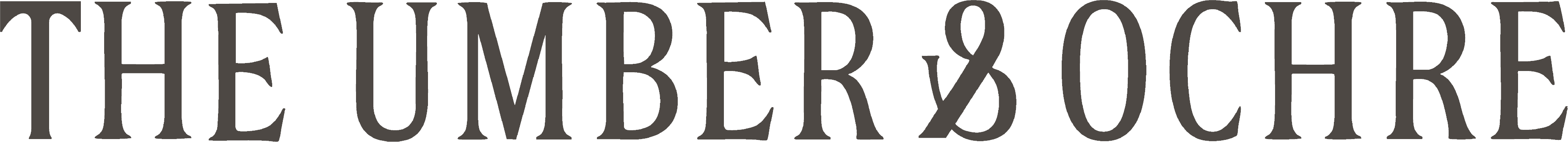 The Umber and Ochre logo