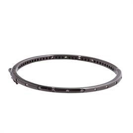 Pewter and Gemstone Bracelet