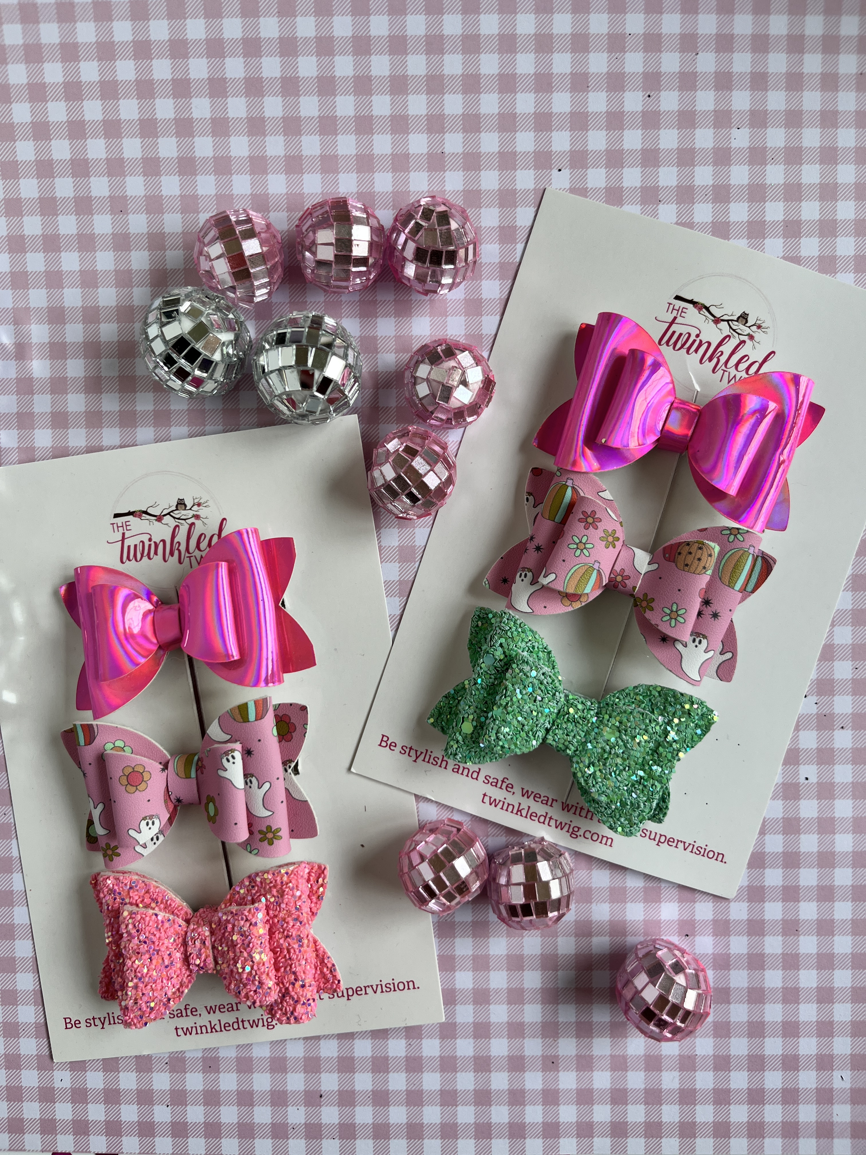 Handcrafted bows to match any collection