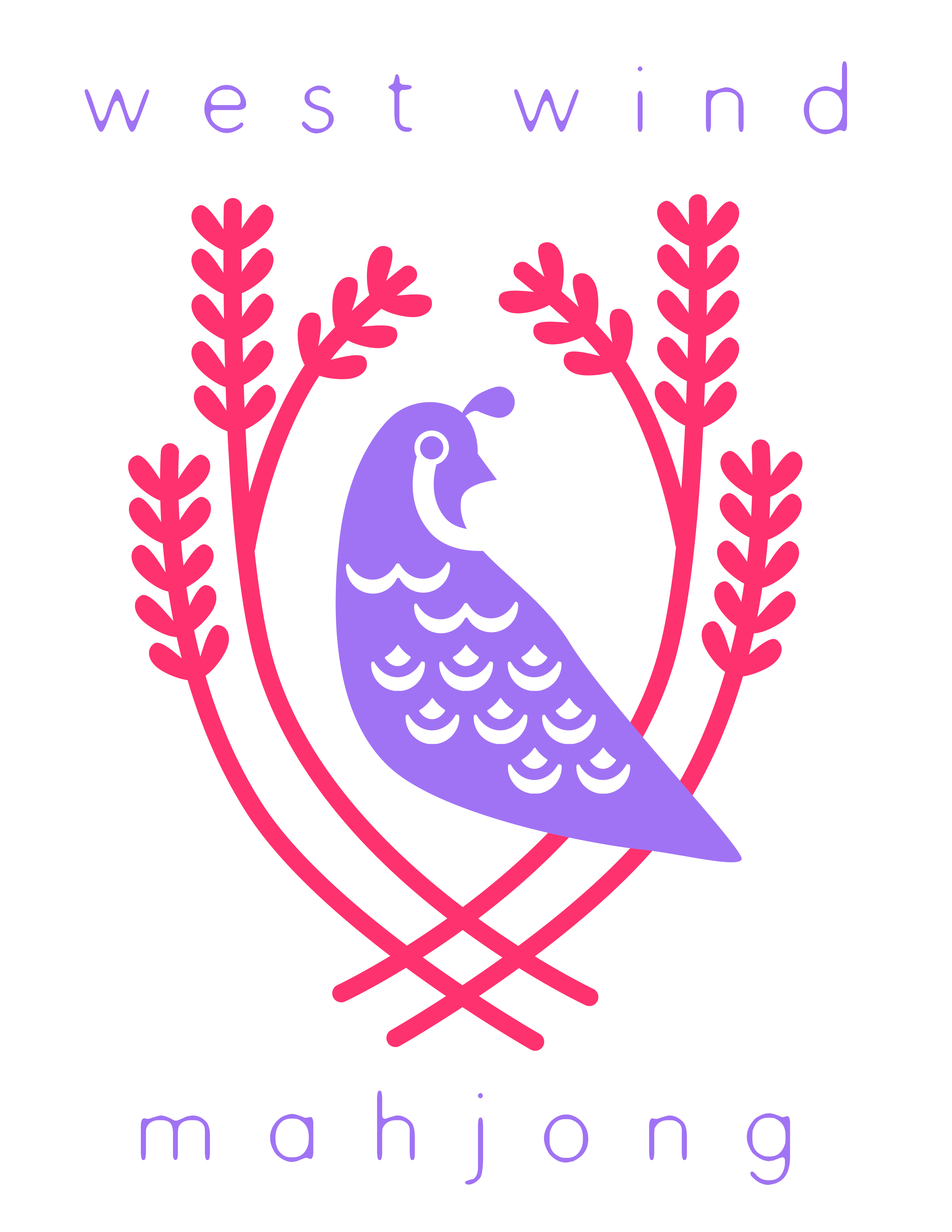 West Wind Mahjong logo