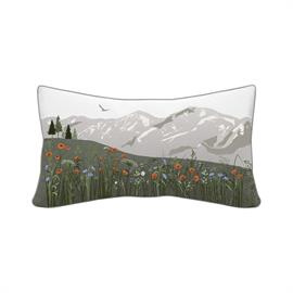 Rightside Design- Mountain Wildflowers Lumbar Pillow