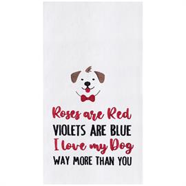 C&F Home- I Love My Dog Towel