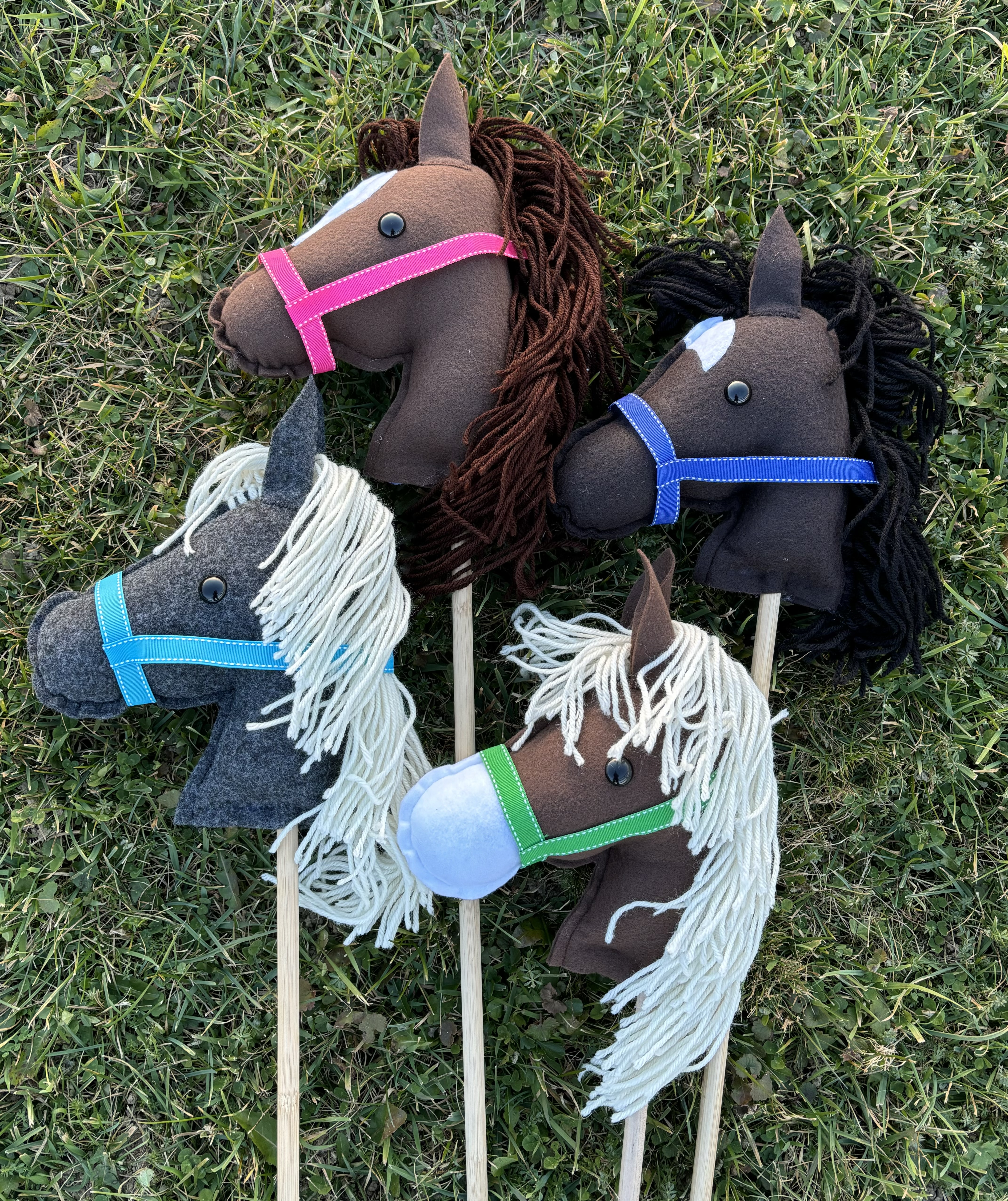 Available as DIY kit or fully assembled. Hand crafted to look like horses in the series