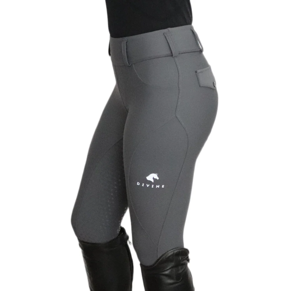 Website Photo of Gray Comfort Grip Leggings