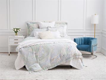 Elisabeth York- Marble Sea Glass Duvet Cover