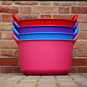 C2 Power Tub, strong, easy to clean, animal food safe - perfect for water and feed