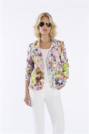 Floral Sweatshirt Cotton Jacket 