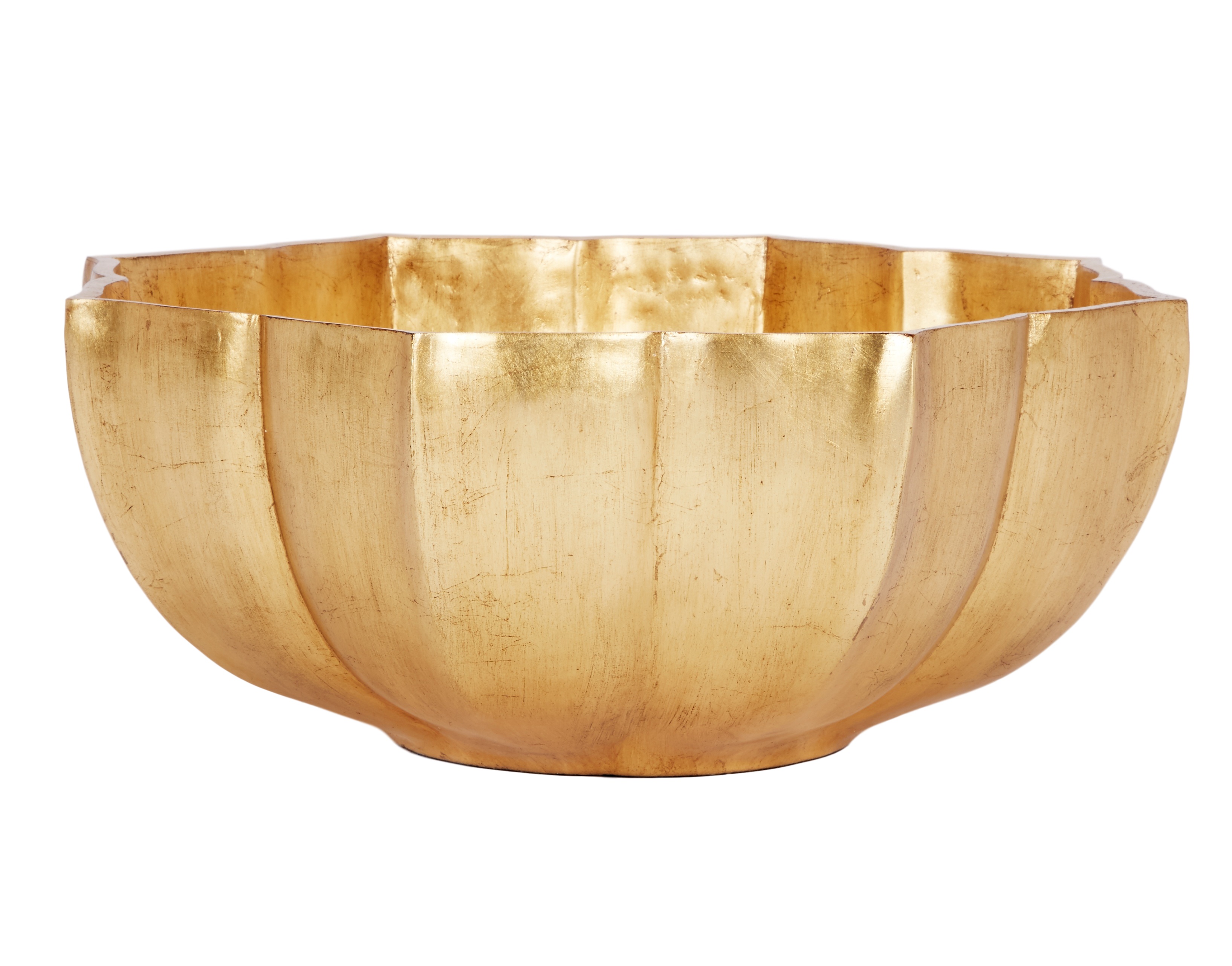 BREANNE GOLD LEAF DECORATIVE BOWL
