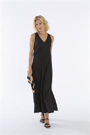 Maxi Washed Linen Viscose Dress 