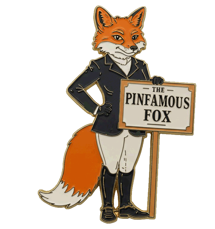 The Pinfamous Fox logo