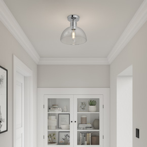 Refined simplicity perfectly defines the Knightsdale Collection of vanity and semi-flush lighting.