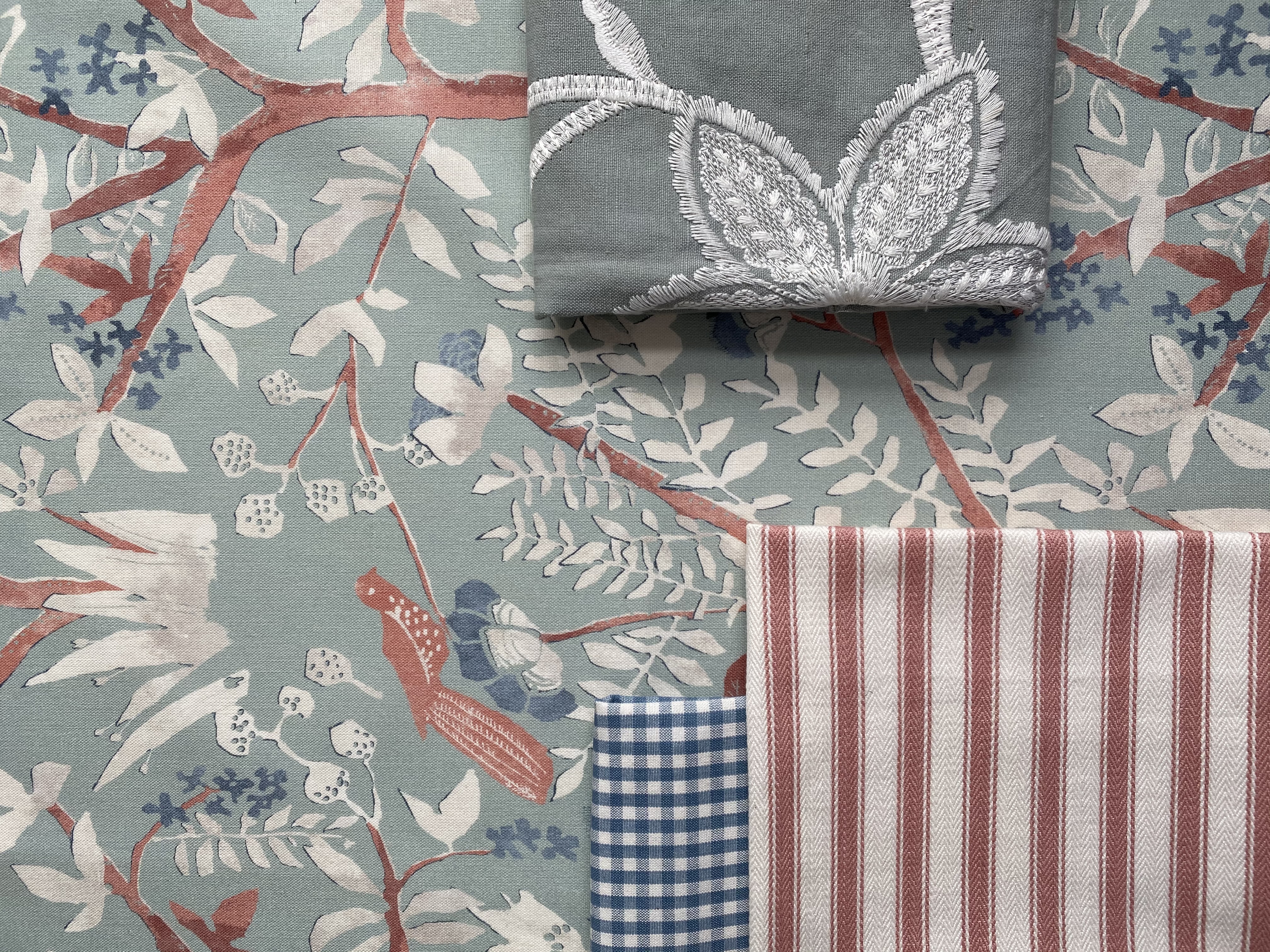 Including Lee Jofa, Kelly Wearstler, Threads, Mulberry Home, Gaston Y Daniela, Alfredo Paredes, Hunt Slonem, Kravet Smart and more