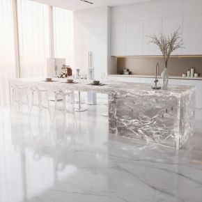 Elevate your home with this Luxury Ocean-Inspired Large Kitchen Island, a modern masterpiece that combines artistry, functionality, and premium craftsmanship. Designed as both a kitchen island table a