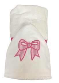 Hot Pink Seersucker Bow