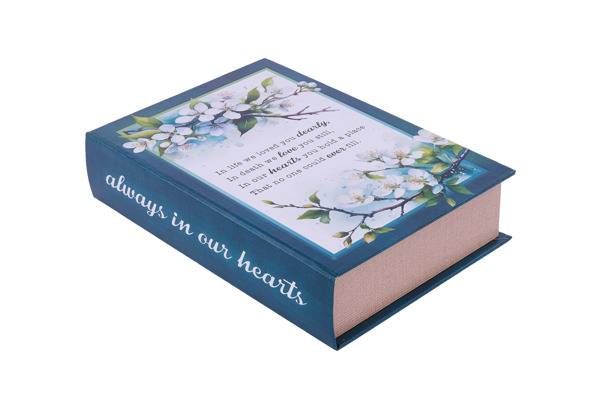 Sympathy Books in a variety of design styles and sizes