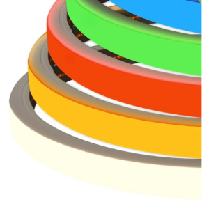 120VAC NeoVision120 flexible neon tape delivers ultra-rich color with TopFlex bending for curved surfaces and runs up to 163 feet.