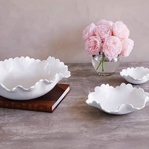 Beatriz Ball is known for their always authentic and creative home décor designs. Shop their handmade metalware, melamine, and glass pieces.