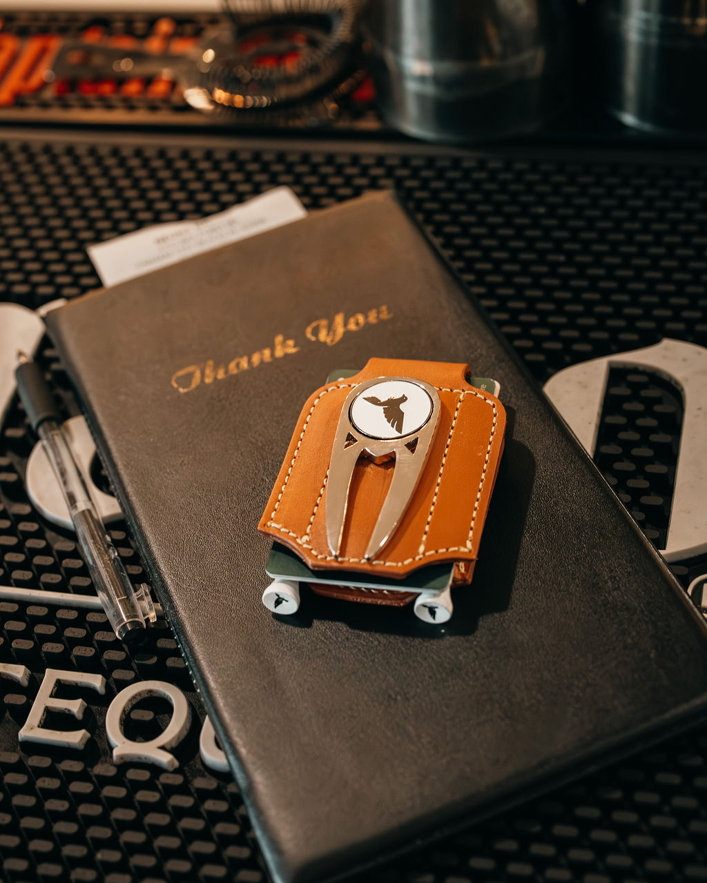 Used as money clip
