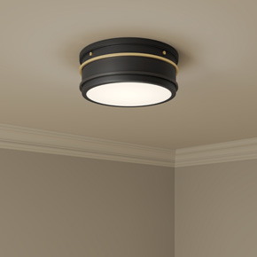 A gorgeous mix of metals and tasteful detailing puts the Stralara Collection of flush mount lighting in a class of its own.