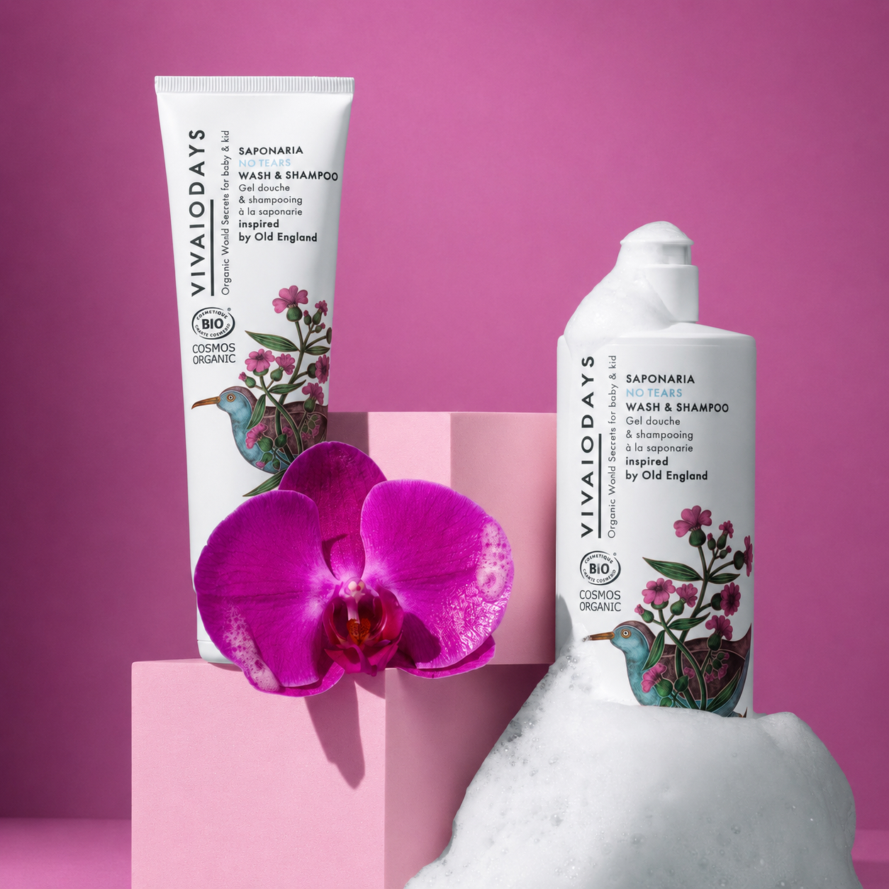 Infused with organic Saponaria extract and Glucosides, this wash creates a soft, bubbly lather that effectively cleanses while being incredibly kind to sensitive skin.