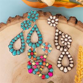 93282 - Squash Blossom Earrings