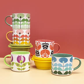 Vintage Modern Mugs