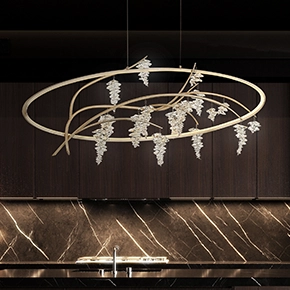 Orchard Art Deco Vineyard Styled Linear Pendant