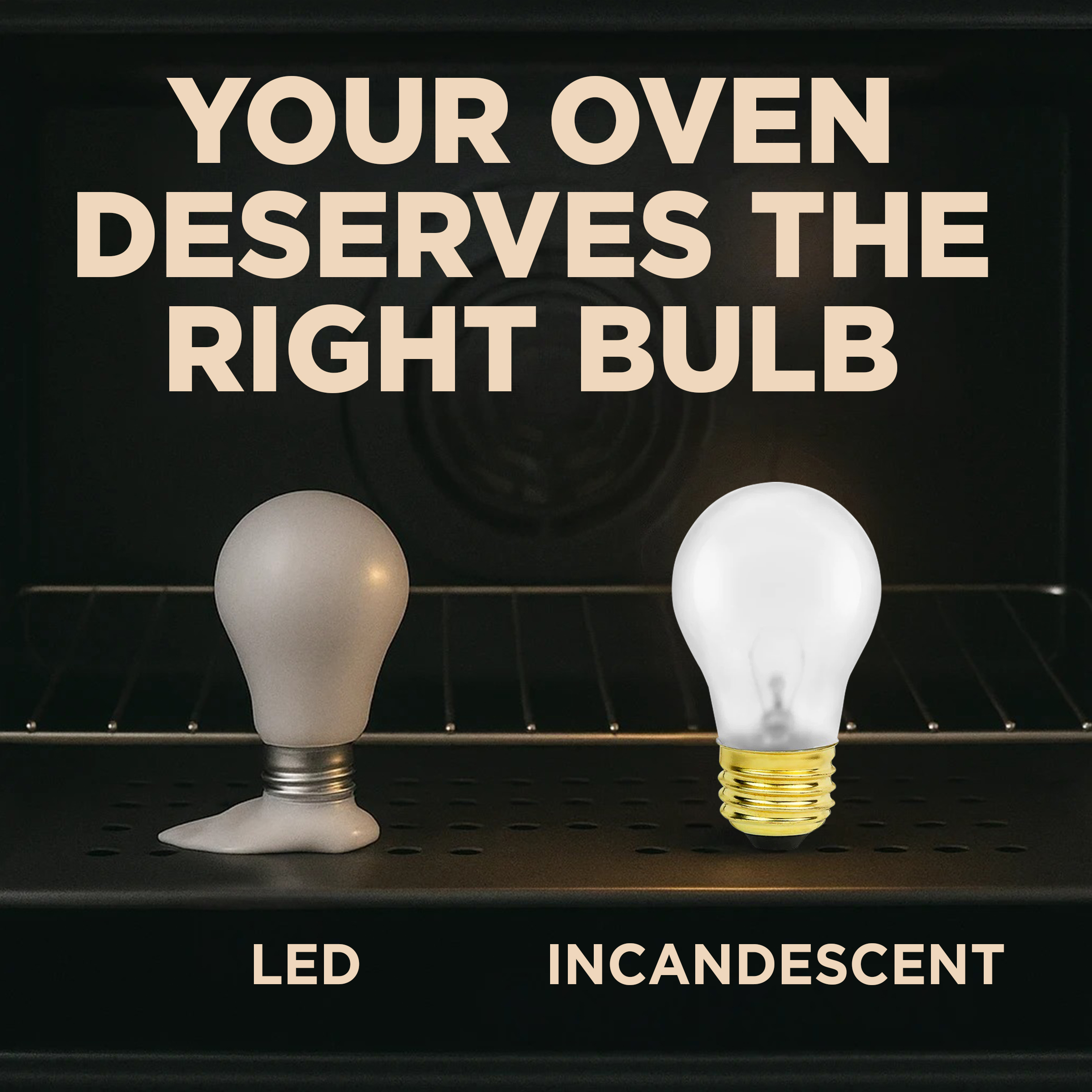 Oven Safe Incandescent Bulbs