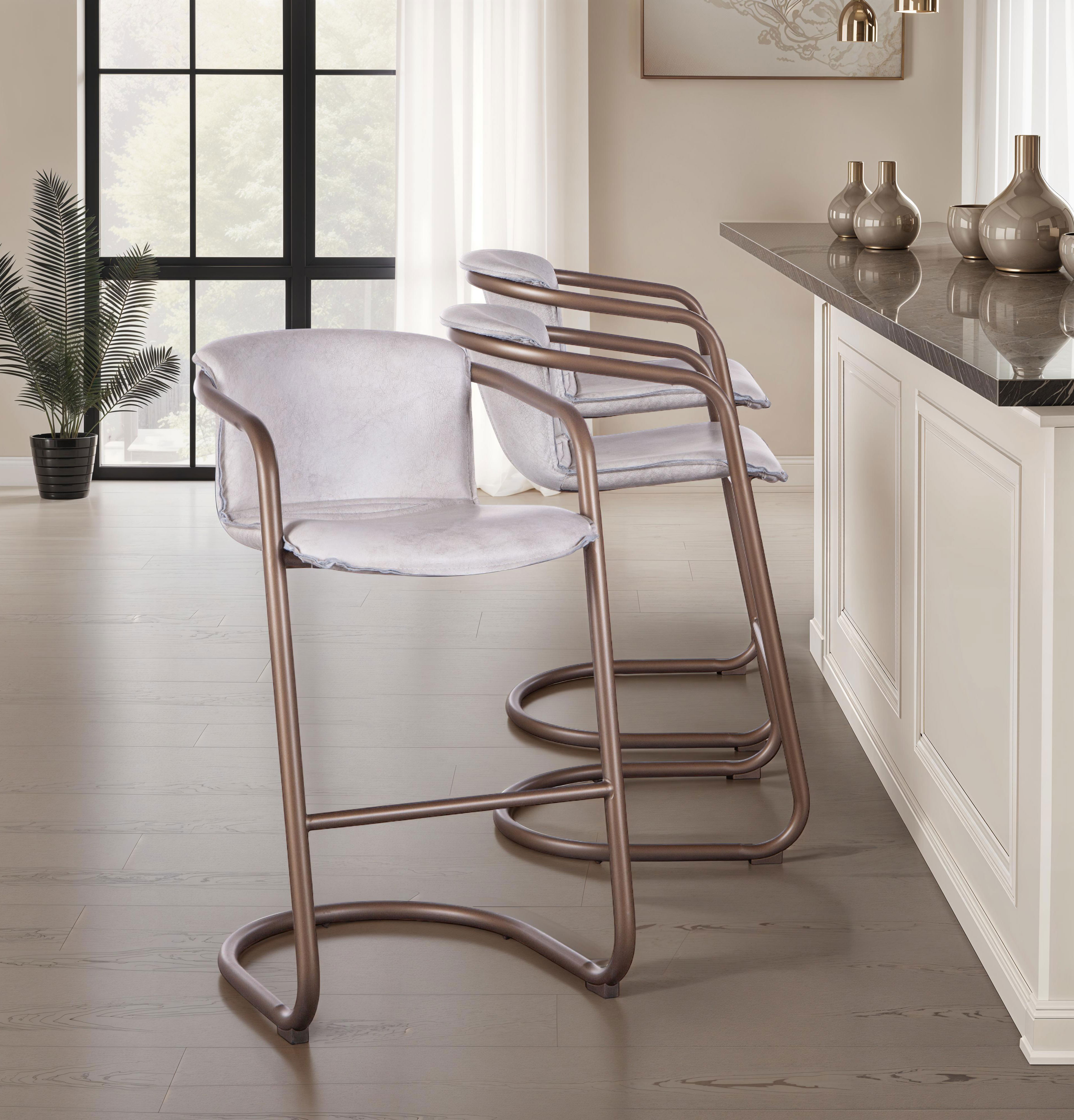 Portofino Bar Chair in Vintage White