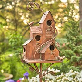 Our Classic Copper Colored Birdhouses