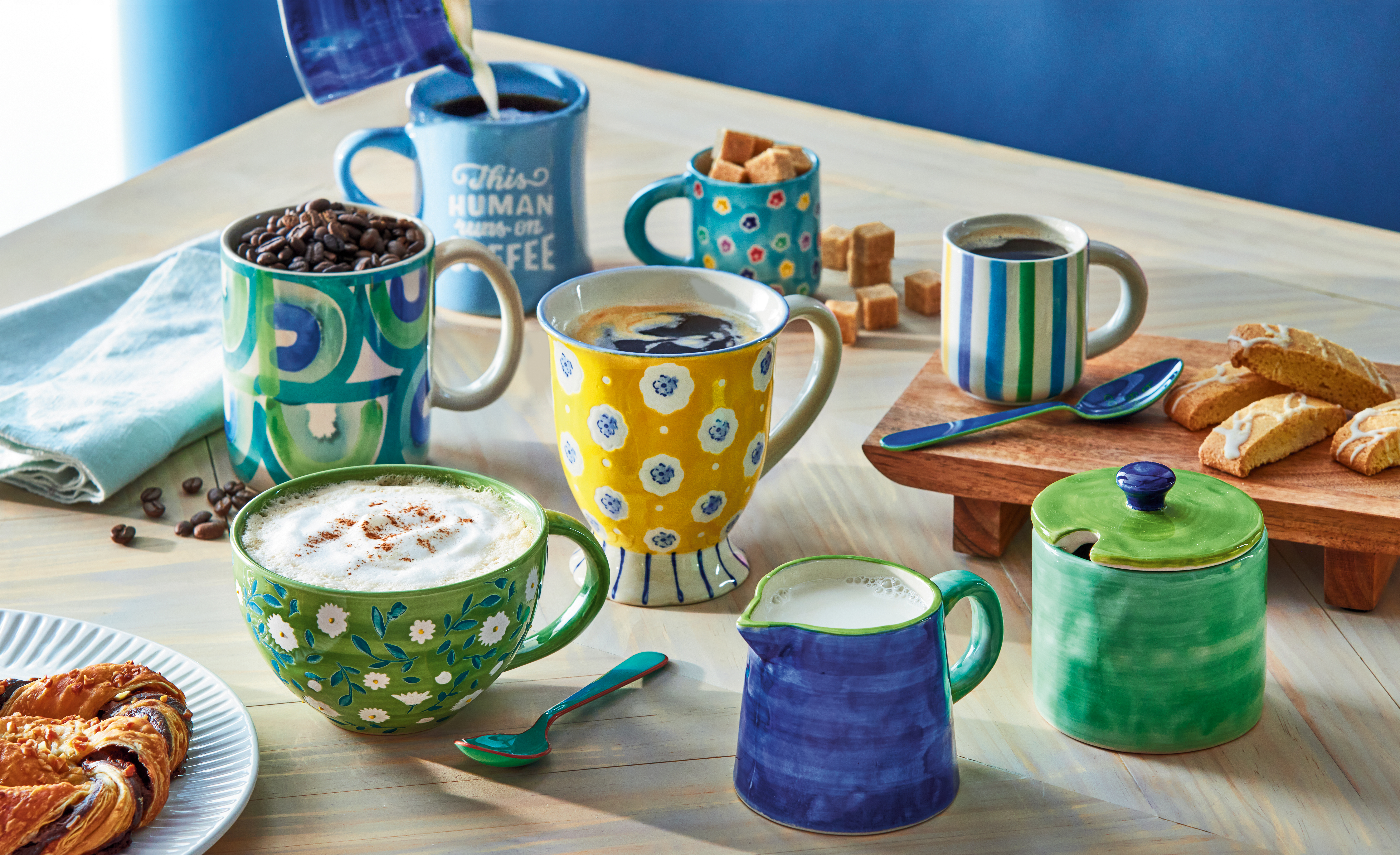 Cozy, creative mugs your customers will reach for every day. Charming shapes and thoughtful details that make every cup feel special.