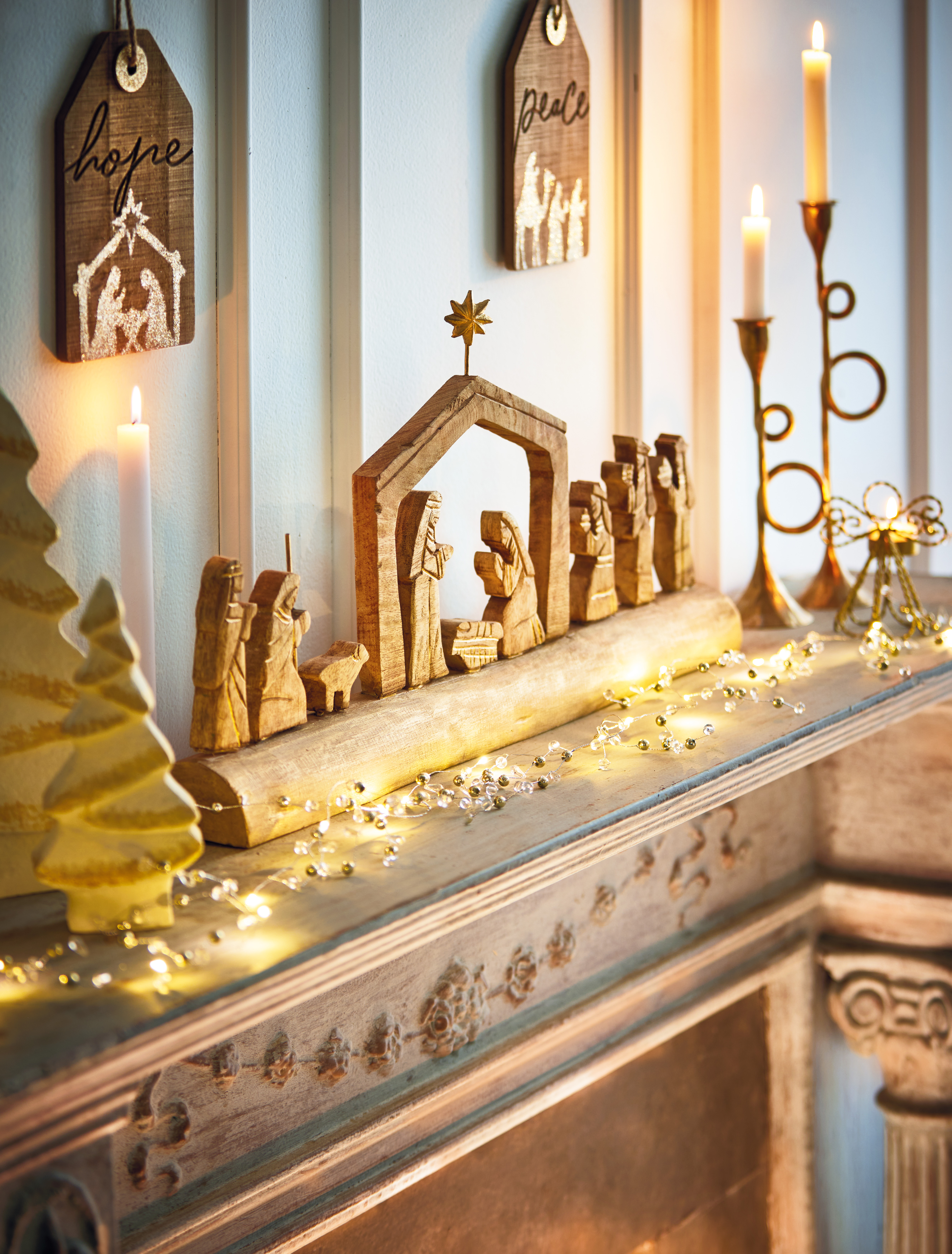 A serene mix of soft blues, light filled accents, and meaningful designs inspired by faith and reflection. A calm and beautiful story for the season.