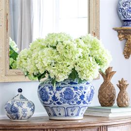 Chinoiserie Ginger Jar Vase