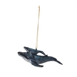 Beachcombers Coastal Life- Mother & Baby Whale Orn