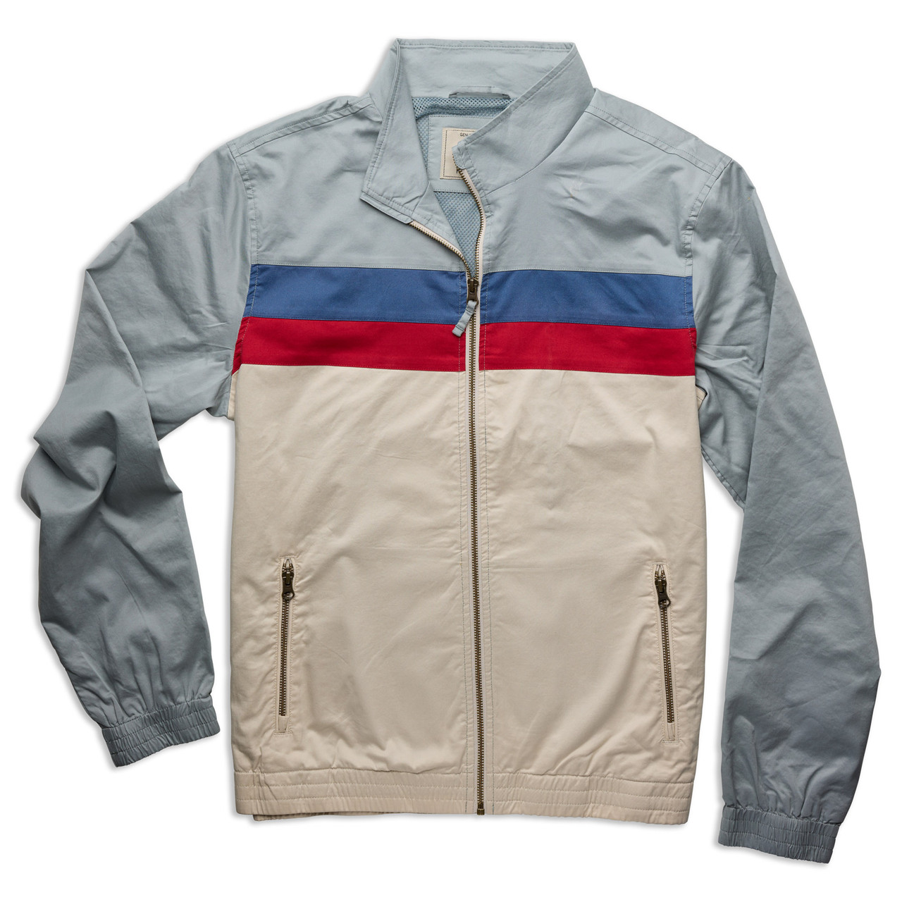 The Oceanside Striped Full-Zip Jacket delivers effortless coastal cool with a clean, modern silhouette designed with a lightweight feel.