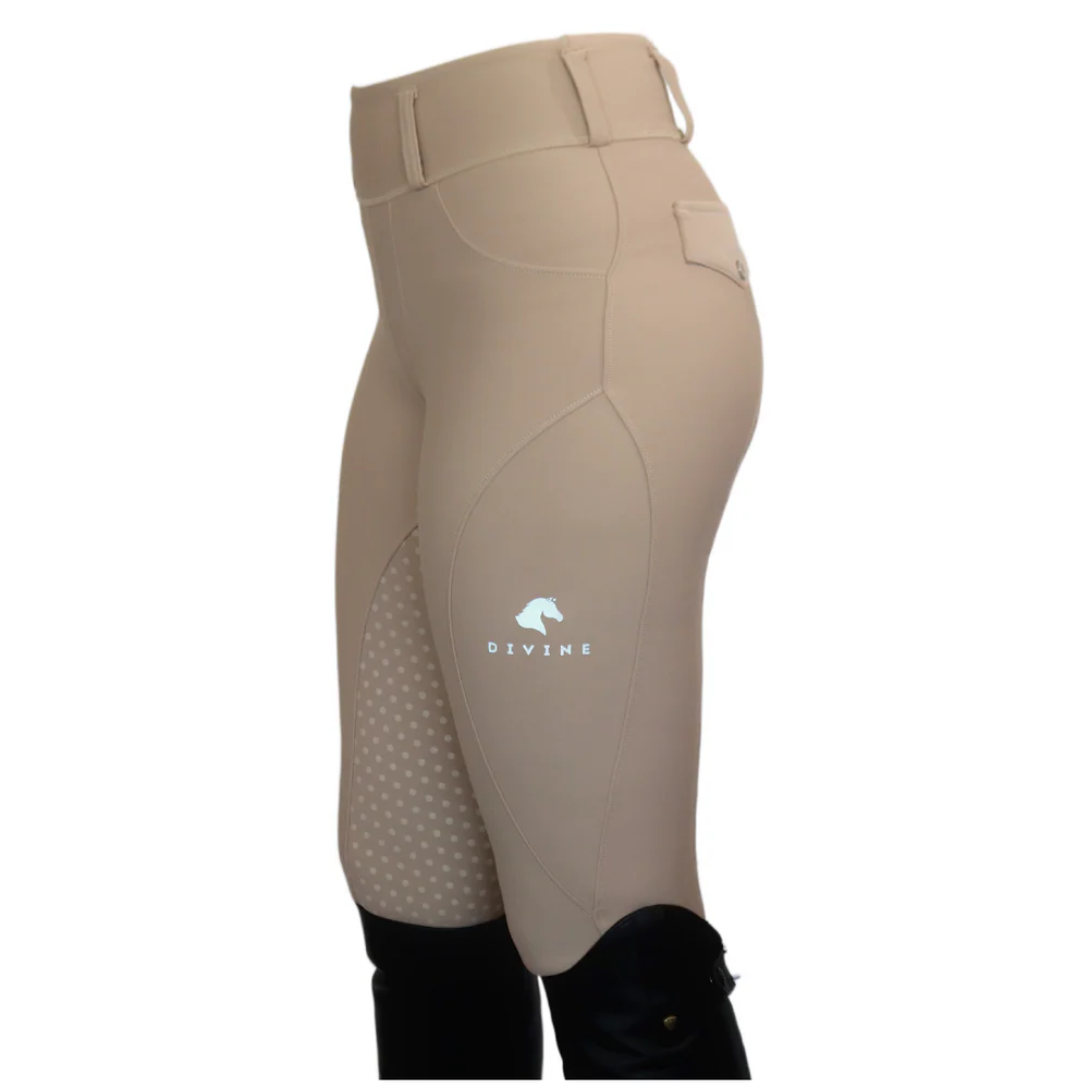Website Photo of Beige Comfort Grip Leggings