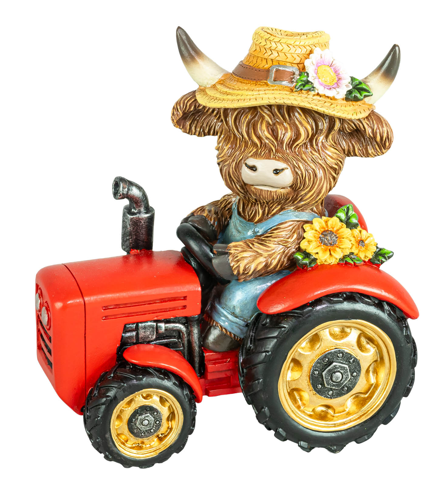 Resin; 6"W x 7"H x 4.25"D