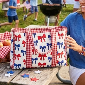 Exclusive print cotton tote bag. 